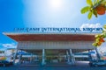 Cam Ranh international airport facade, Vietnam Royalty Free Stock Photo