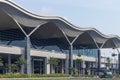 Cam Ranh, Vietnam - October 2, 2019: The front part of the building of the international airport in the city Royalty Free Stock Photo