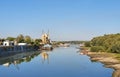 Cama Canal in Giurgiu city, Romania