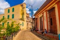 Camaguey, Cuba - old town listed on UNESCO World Royalty Free Stock Photo