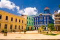 CAMAGUEY, CUBA - SEPTEMBER 4, 2015: Street view of Royalty Free Stock Photo