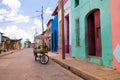 CAMAGUEY, CUBA - SEPTEMBER 4, 2015: Street view of Royalty Free Stock Photo