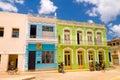 CAMAGUEY, CUBA - SEPTEMBER 4, 2015: Street view of Royalty Free Stock Photo