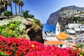 Camara de Lobos, small fisherman village on Madeira island