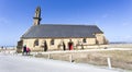 Our lady of rocamadour church in sunny day