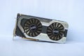 Used Palit GeForce GTX 1070 Dual showing the front side of the Graphics Card Unit