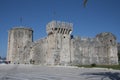 Camarlengo Castle, in Trogir, port and historical city on the coast of the Adriatic Sea, in the Split-Dalmatia region, Croatia Royalty Free Stock Photo