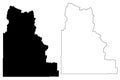 Camas County, Idaho U.S. county, United States of America, USA, U.S., US map vector illustration, scribble sketch Camas map