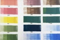 Ceramic colours study Royalty Free Stock Photo