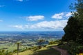 Cambewarra lookout with Berrys Bay and Shoalhaven river in the background Royalty Free Stock Photo