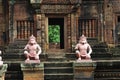 Cambodia Angkor Banteay Srey Royalty Free Stock Photo
