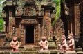 Cambodia Angkor Banteay Srey Royalty Free Stock Photo