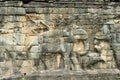 Cambodia; Angkor; elephants terrace Royalty Free Stock Photo