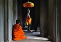 Cambodia Angkor Wat time to pray