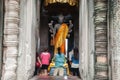 Cambodia Angkor Wat time to pray