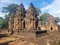 Cambodia. Banteay Srei or Banteay Srey. Siem Reap province. Royalty Free Stock Photo