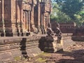 Cambodia. Banteay Srei or Banteay Srey. Siem Reap province. Royalty Free Stock Photo