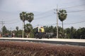 Cambodia. Road. Siem Reap province.