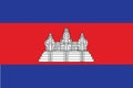 Cambodia Flag illustration,textured background, Symbols and official flag of Cambodia