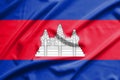 Cambodia flag Royalty Free Stock Photo