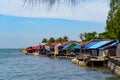 Cambodia. Kep. Crab market