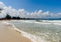 Cambodia. lagoon, beach, sand, sea water and jungle