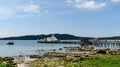 Cambodia. lagoon, beach, sand, sea water and jungle