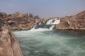 Cambodia. Mekong River. Stung Treng province. Stung Treng city. Royalty Free Stock Photo