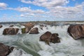 Cambodia. Mekong River. Stung Treng Province. Stung Treng City. Royalty Free Stock Photo