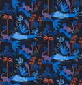 Cambodia pattern flat color design