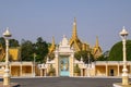 Entrance to the Royal Palace. The Royal Palace and Silver Pagoda Royalty Free Stock Photo