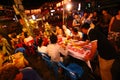 Cambodia road side restaurant in pub street