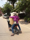 Cambodia. Road. Siem Reap Province. Siem Reap City.