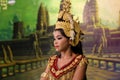 Apsara dancer in restaurant in Siem Reap, Cambodia Royalty Free Stock Photo