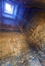 Cambodia. Siem Reap. Carved stone patterns on temple walls Banteay Srey Xth Century, inside view