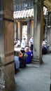 Cambodia Temple with tourists