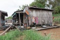 Cambodia, a Vietnamese fishing village Royalty Free Stock Photo