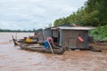 Cambodia, a Vietnamese fishing village Royalty Free Stock Photo