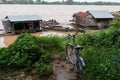 Cambodia, a Vietnamese fishing village Royalty Free Stock Photo