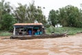 Cambodia, a Vietnamese fishing village Royalty Free Stock Photo