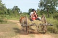 Cambodian Cart Royalty Free Stock Photo