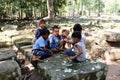 Cambodian children Royalty Free Stock Photo