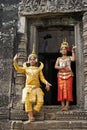 Cambodian dancers at Angkor Thom, Cambodia