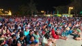 Fans watch Southeast Asian Games Cambodia