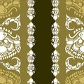 Cambodian floral pattern