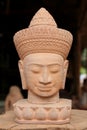 Cambodian Head Statue