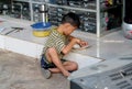 Cambodian little boy