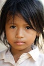 Cambodian little girl portrait