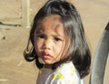 Cambodian little girl portrait