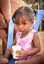 Cambodian people live beside Tonle Sap Lake in Siem Reap, Cambodia